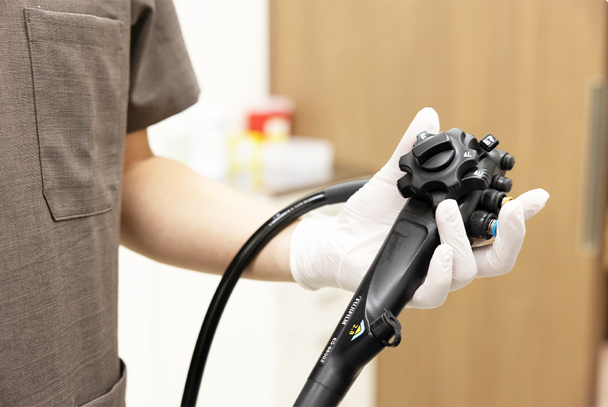 最新の内視鏡システムによる高精度な検査