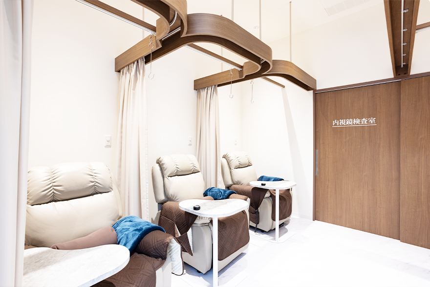 専用リカバリールーム完備で安心の体制